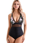 Mesh One Pieces Bathing Suit-Swimwear-SUUKSESS-SUUKSESS