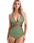 Mesh One Pieces Bathing Suit-Swimwear-SUUKSESS-SUUKSESS