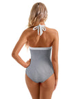 Retro Halter Bathing Suit