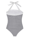 Retro Halter Bathing Suit