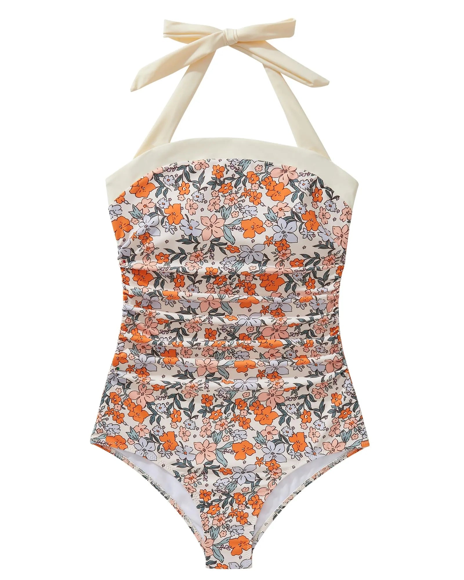 Retro Halter Bathing Suit