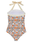 Retro Halter Bathing Suit