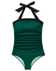 Retro Halter Bathing Suit