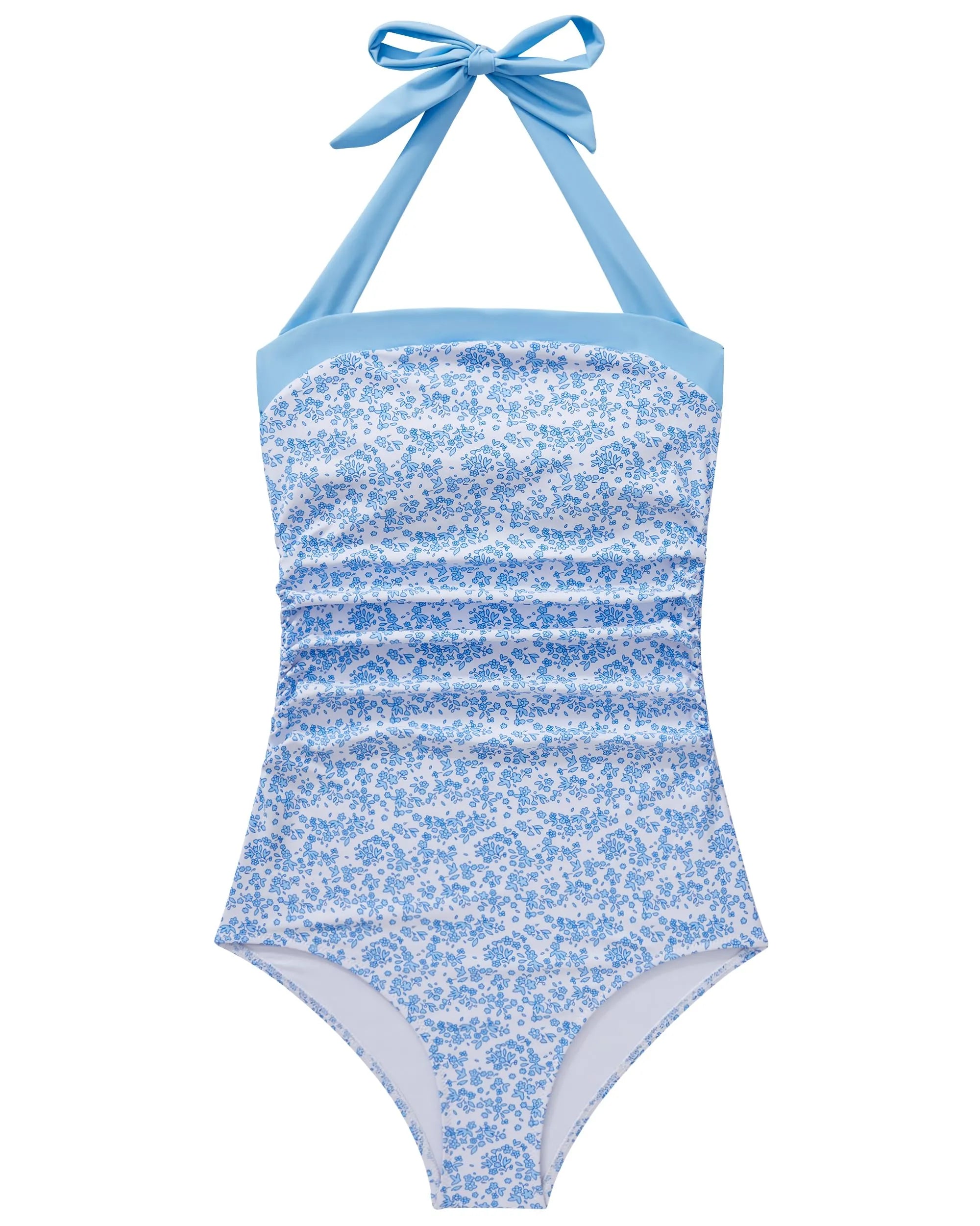 Retro Halter Bathing Suit
