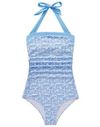 Retro Halter Bathing Suit