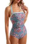 Retro Halter Bathing Suit