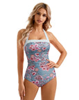 Retro Halter Bathing Suit