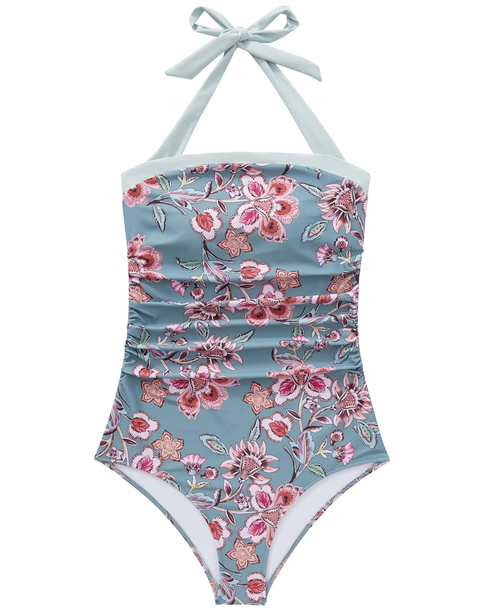 Retro Halter Bathing Suit