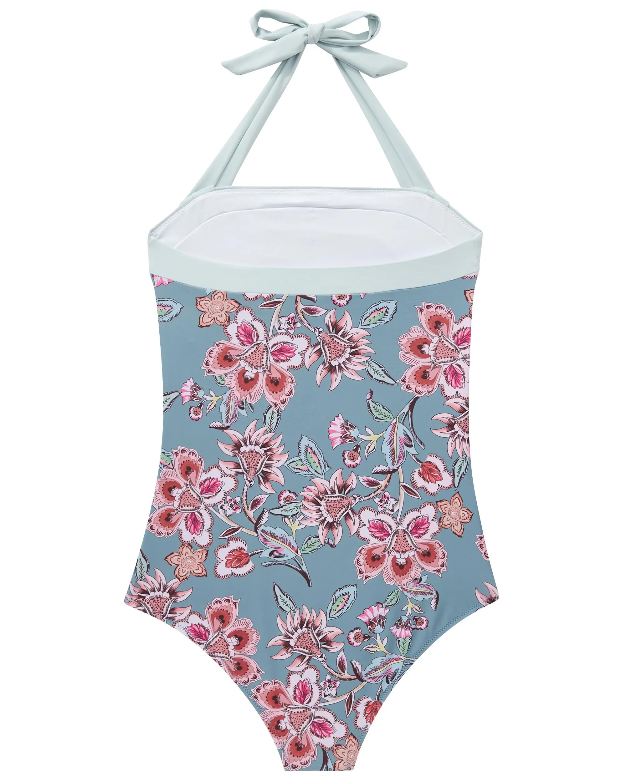 Retro Halter Bathing Suit
