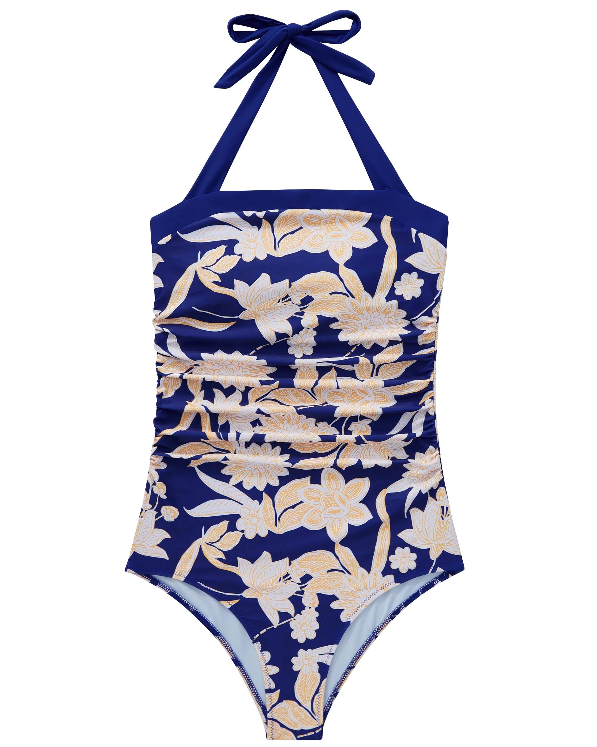 Retro Halter Bathing Suit