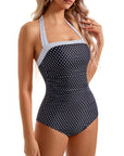 Retro Halter Bathing Suit