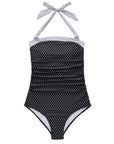 Retro Halter Bathing Suit