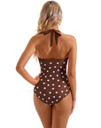 Retro Halter Bathing Suit