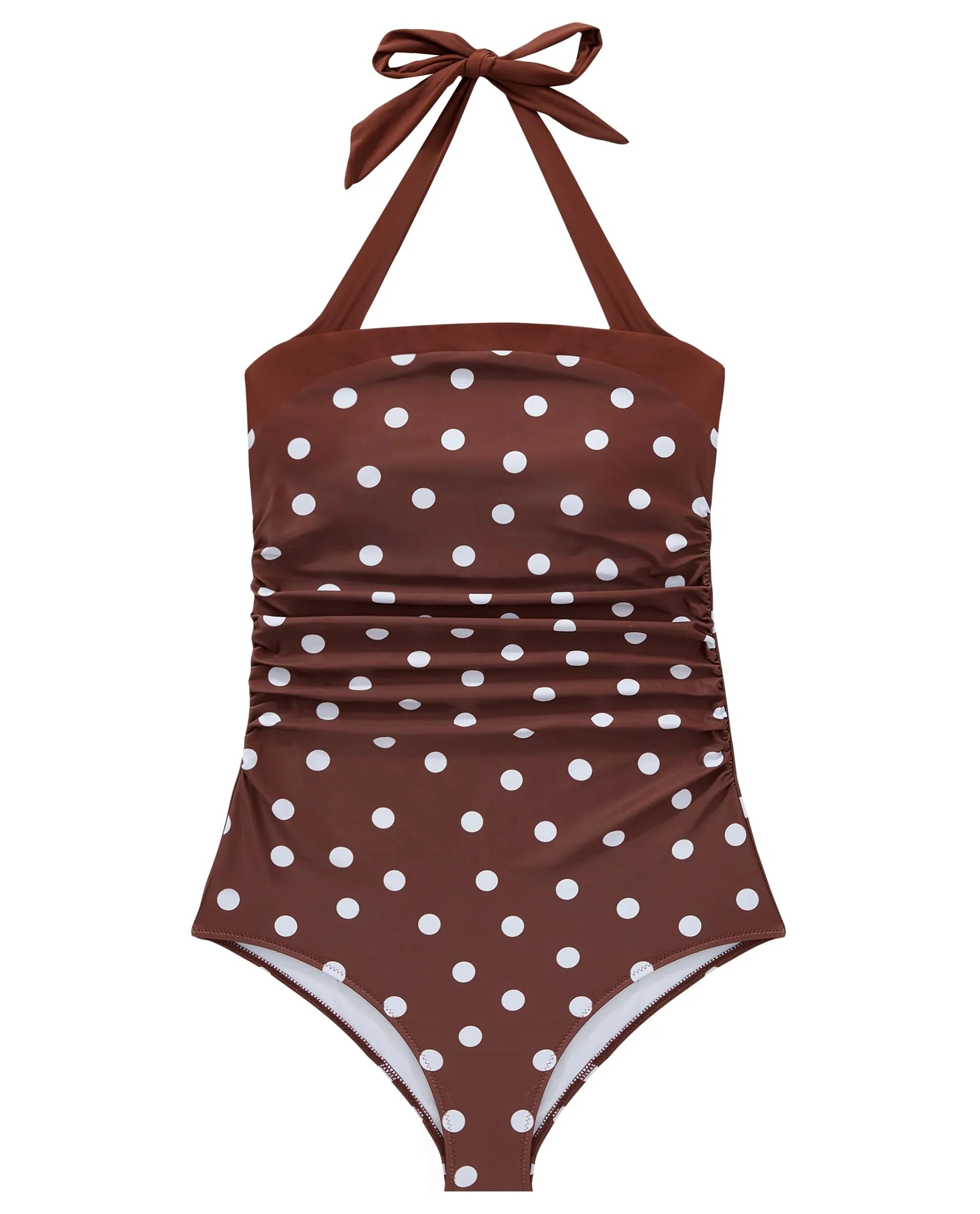 Retro Halter Bathing Suit