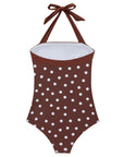 Retro Halter Bathing Suit
