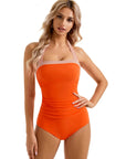 Halter Retro One Piece Bathing Suit-Swimwear-SUUKSESS-SUUKSESS