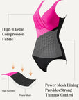 SUUKSESS Women Retro One Piece Swimsuit Sexy Tummy Control Bathing Suit-SUUKSESS-SUUKSESS