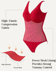 SUUKSESS Women Retro One Piece Swimsuit Sexy Tummy Control Bathing Suit-SUUKSESS-SUUKSESS