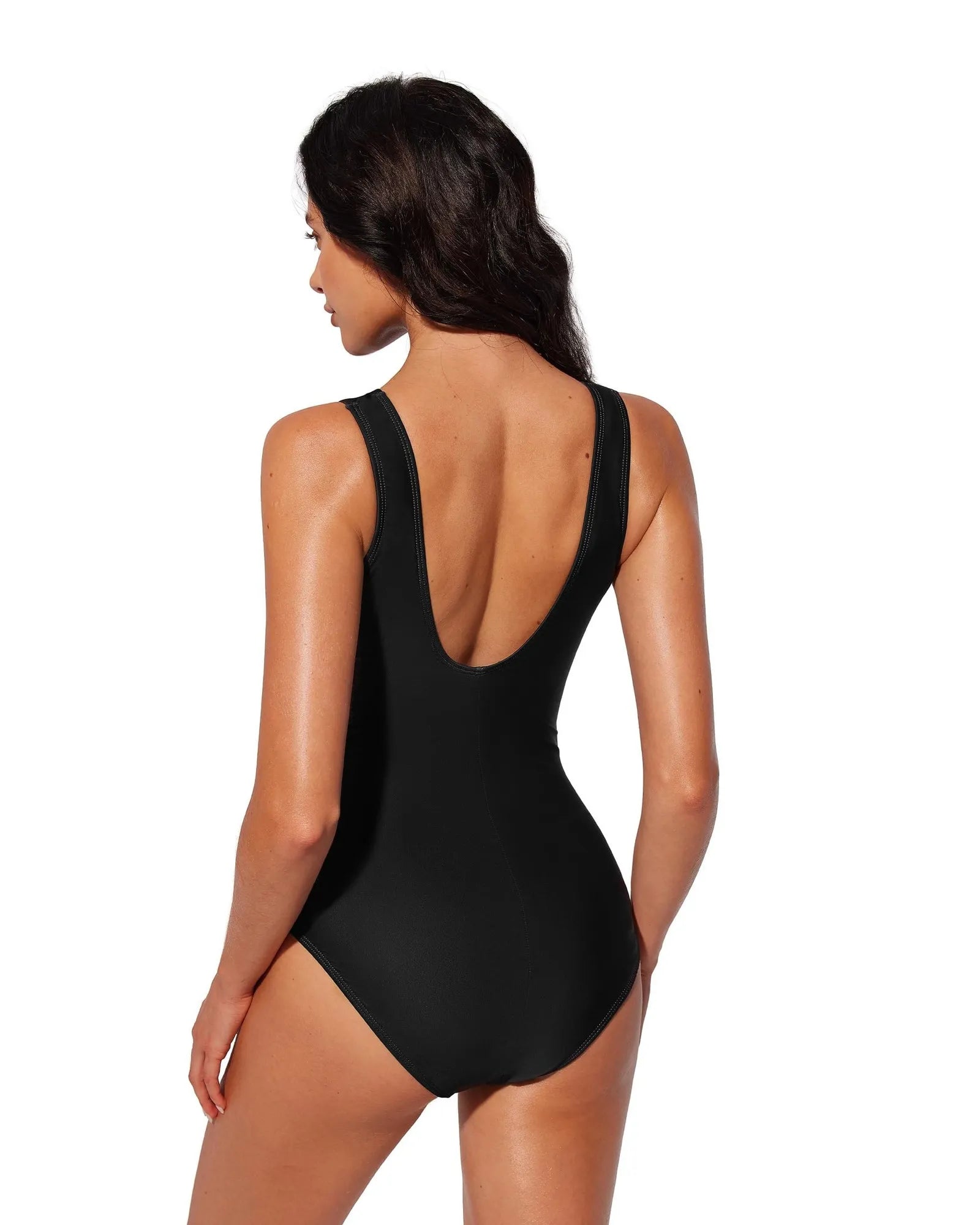 Backless Ruched Bathing Suit