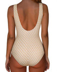 Backless Ruched Bathing Suit