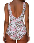 Backless Ruched Bathing Suit