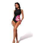 Backless Ruched Bathing Suit