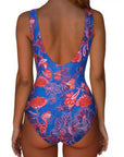 Backless Ruched Bathing Suit