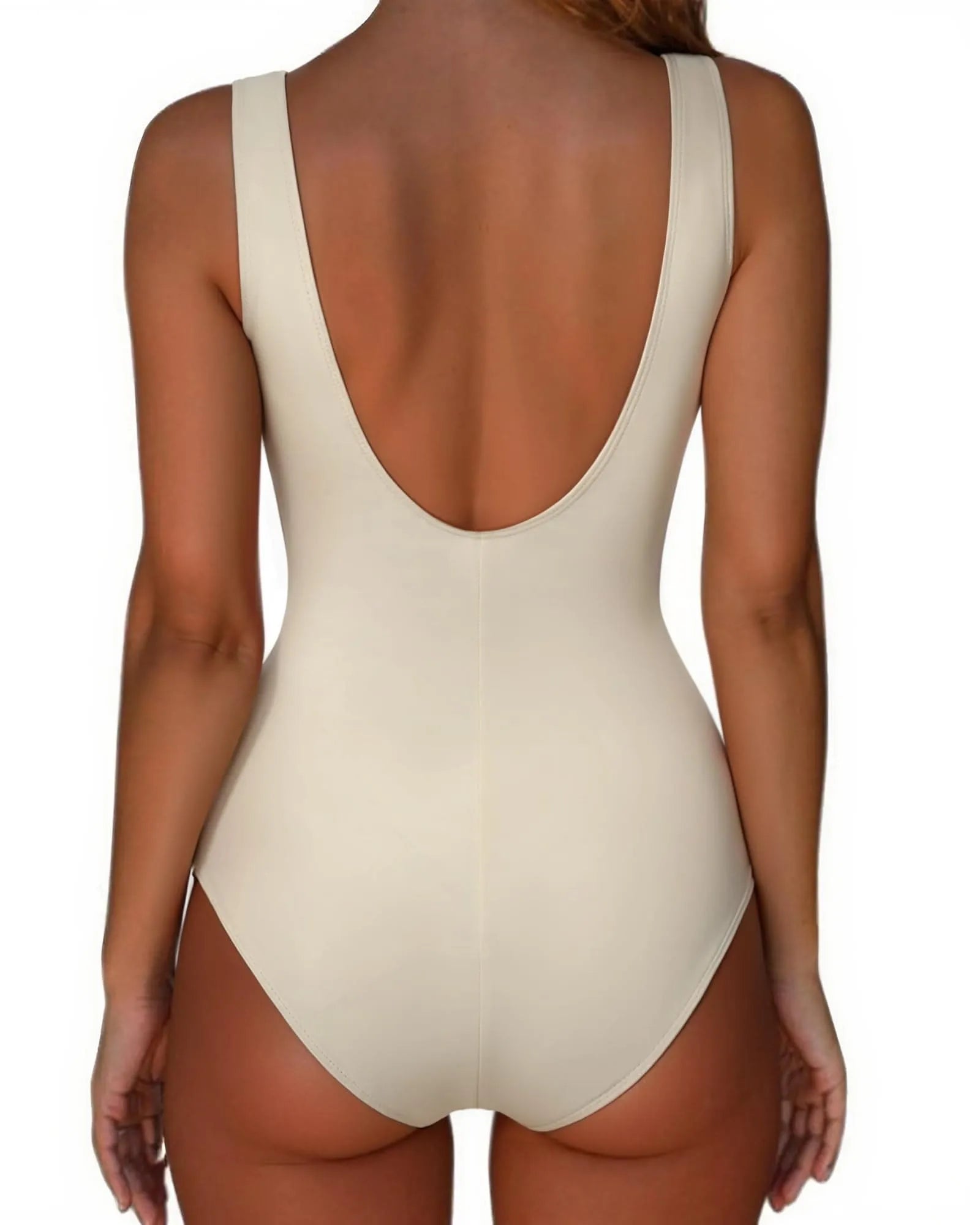 Backless Ruched Bathing Suit