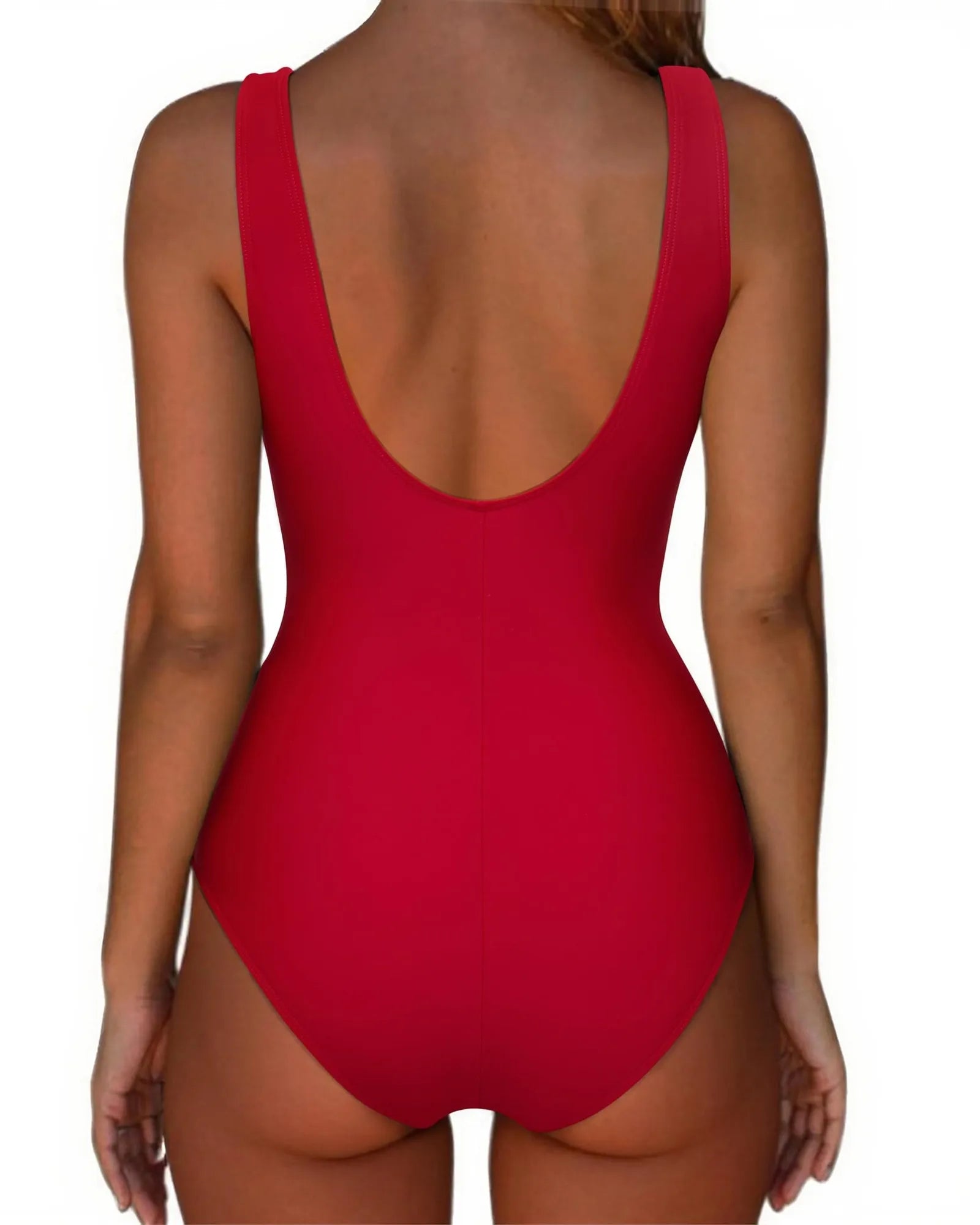 Backless Ruched Bathing Suit