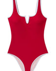 Color Block V-Wire Bathing Suit
