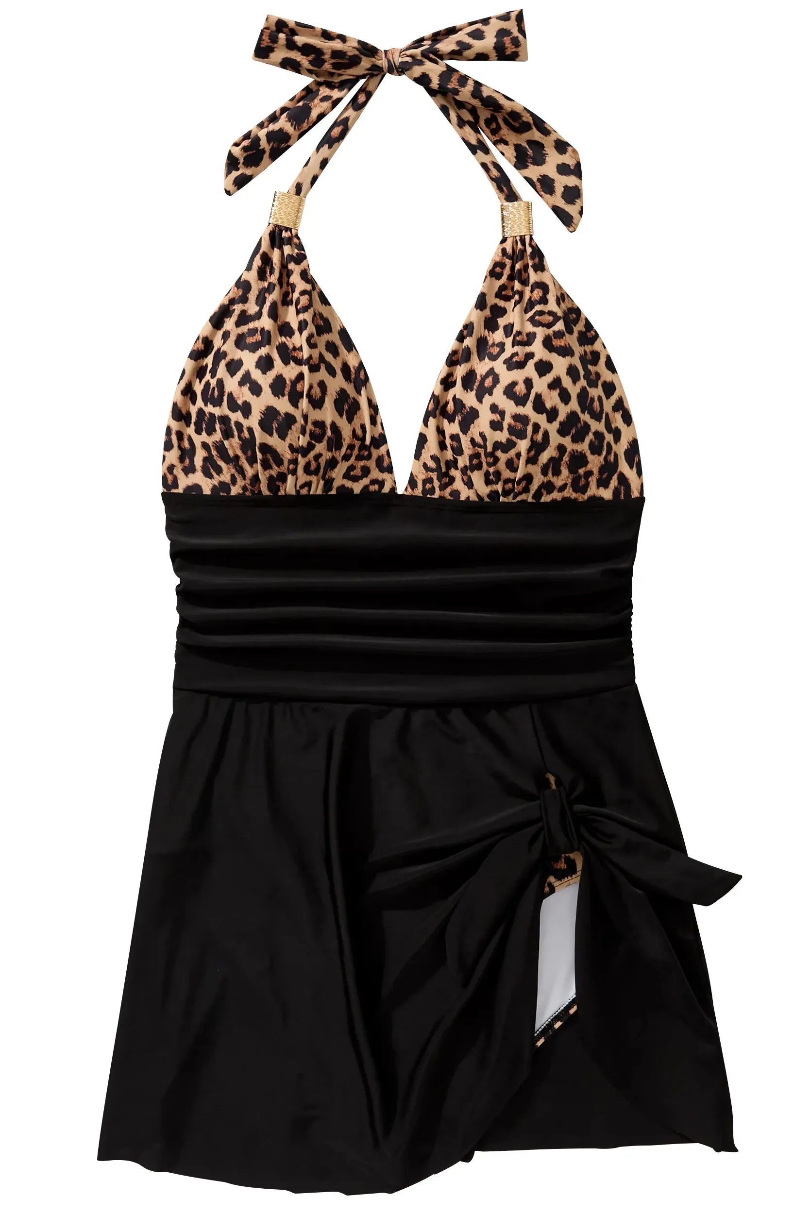Tie Knot Dress Bathing Suit