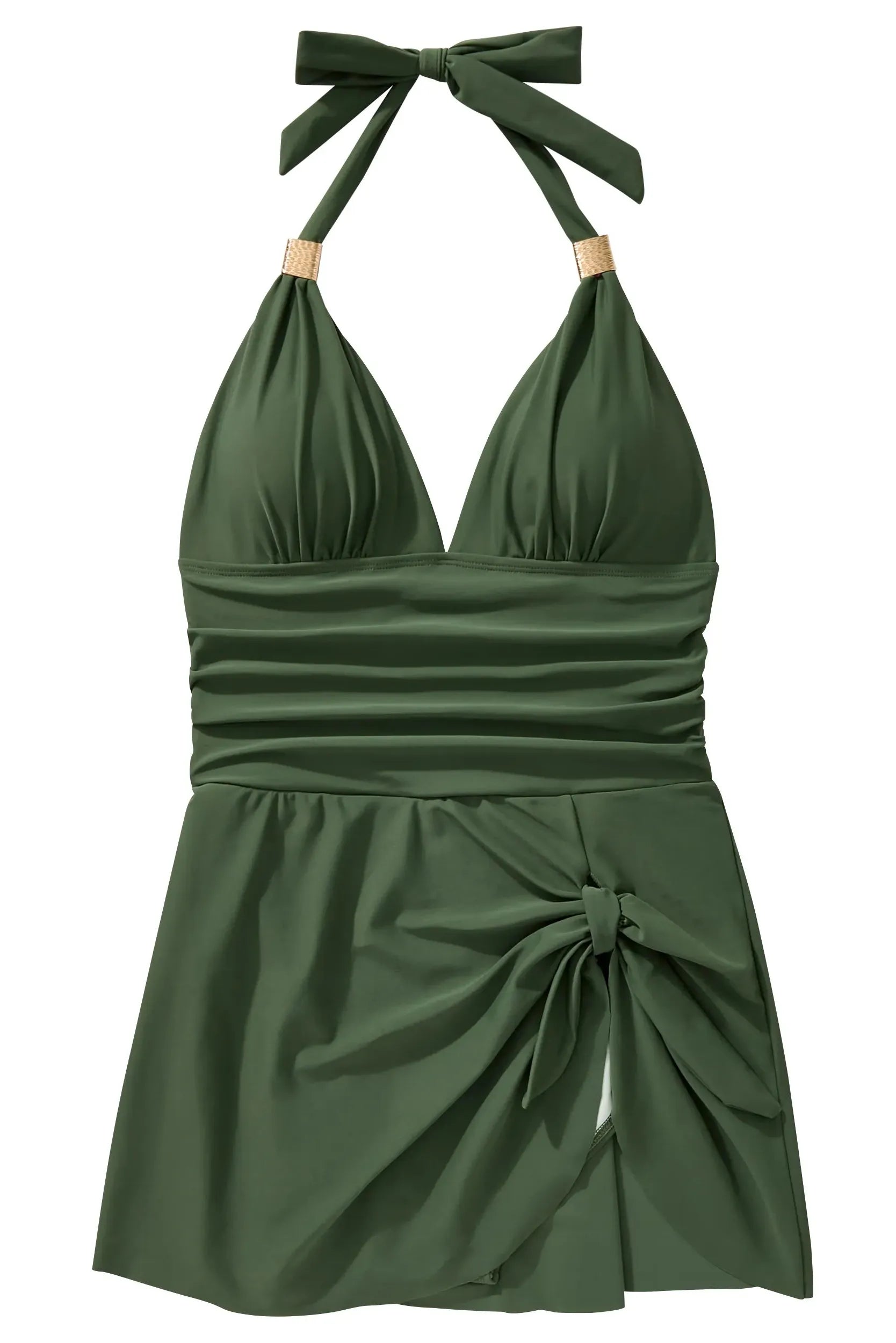 Tie Knot Dress Bathing Suit