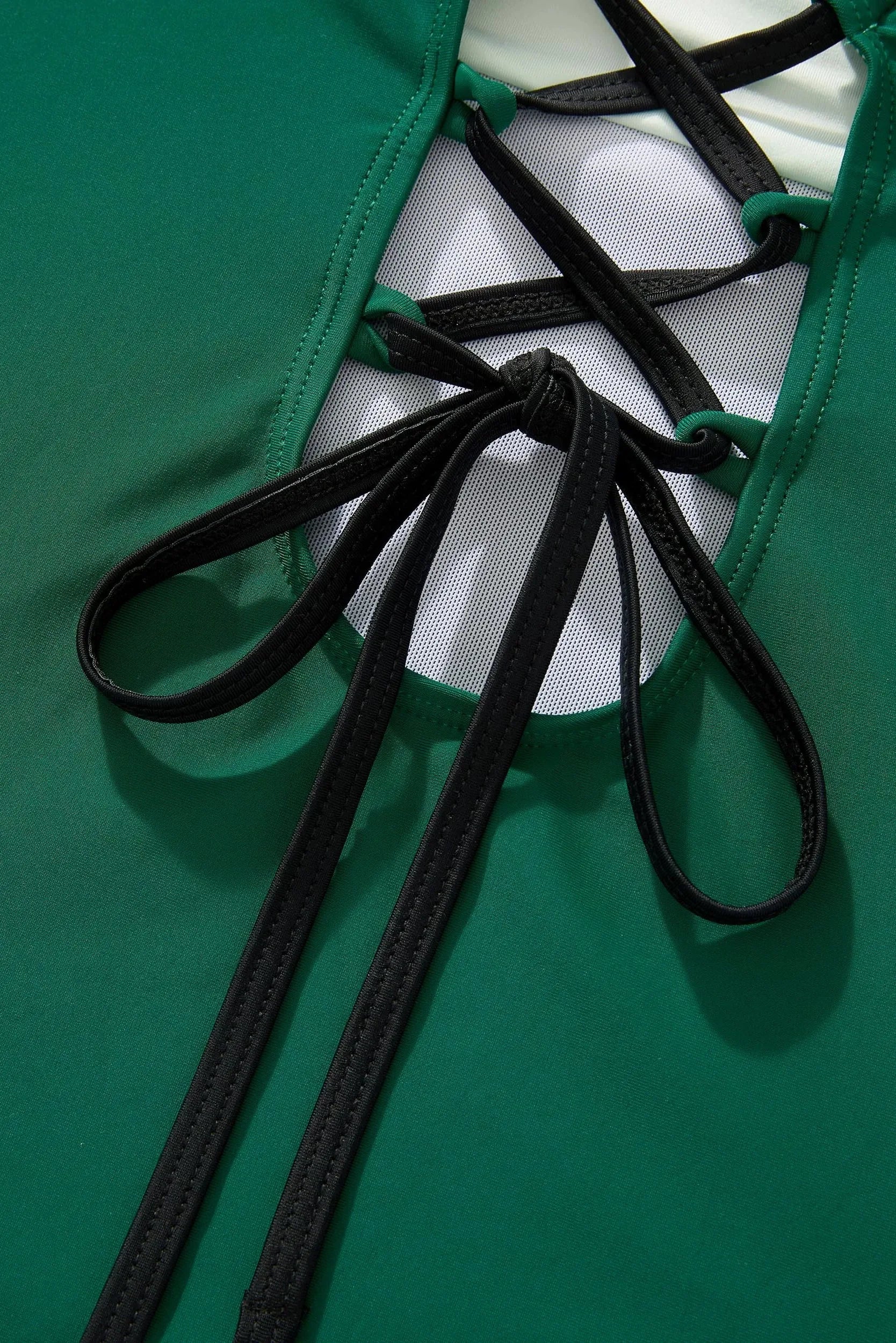 Crisscross Back Bathing Suit