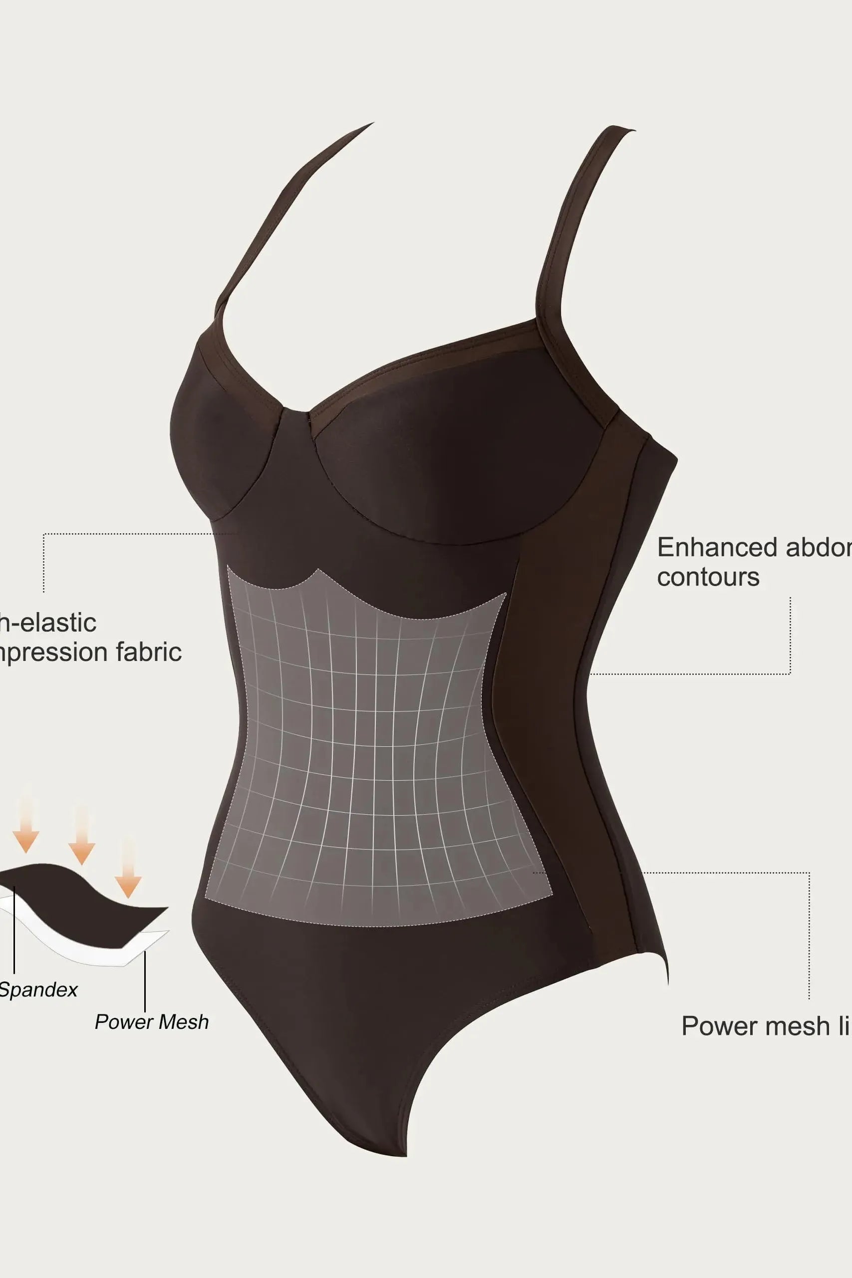 Crisscross Back Bathing Suit