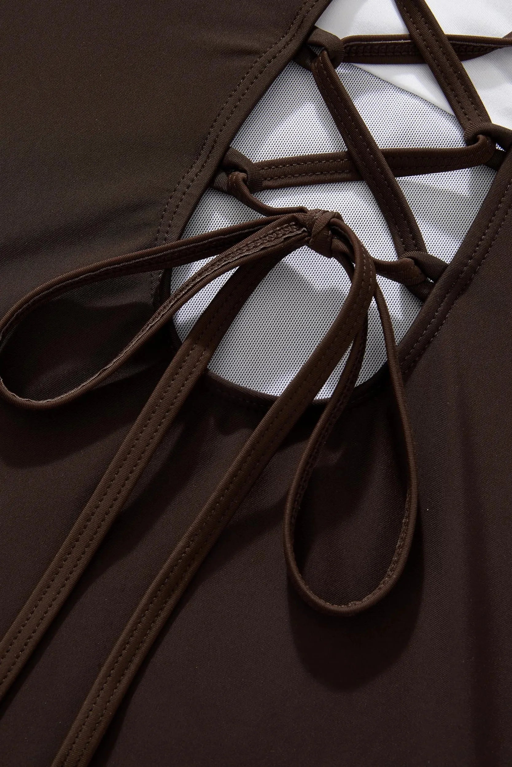 Crisscross Back Bathing Suit