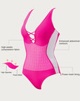 SUUKSESS Womens One Piece Tummy Control Swimsuit Crisscross Back Bathing Suits