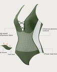Crisscross Back & Front Bathing Suit-Swimwear-SUUKSESS-SUUKSESS