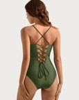 Crisscross Back & Front Bathing Suit-Swimwear-SUUKSESS-SUUKSESS