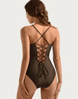 Crisscross Back & Front Bathing Suit-Swimwear-SUUKSESS-SUUKSESS
