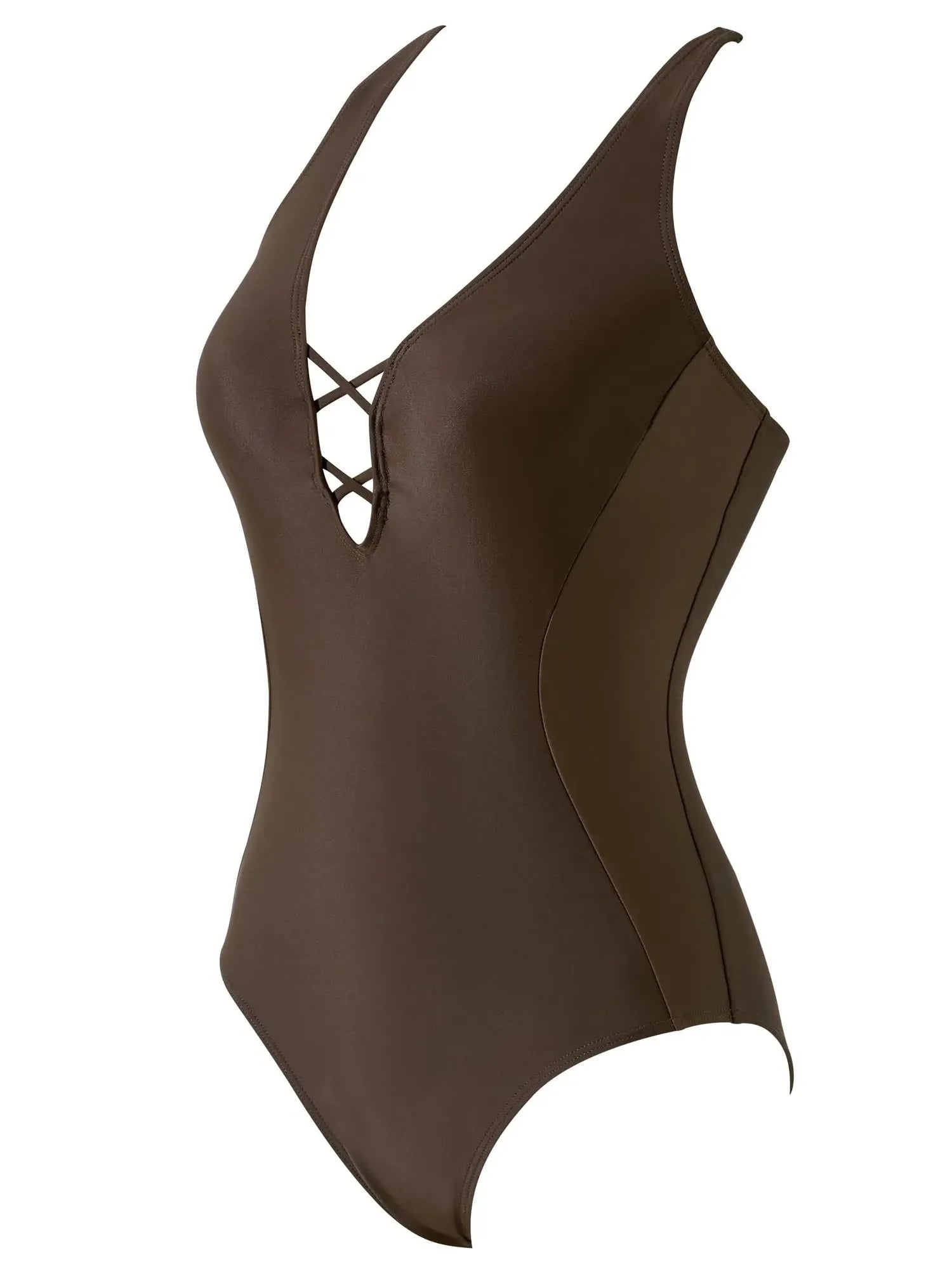 Crisscross Back &amp; Front Bathing Suit-Swimwear-SUUKSESS-SUUKSESS