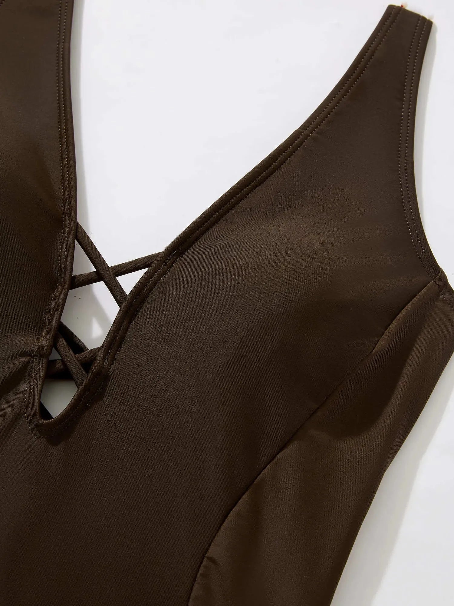 Crisscross Back &amp; Front Bathing Suit-Swimwear-SUUKSESS-SUUKSESS