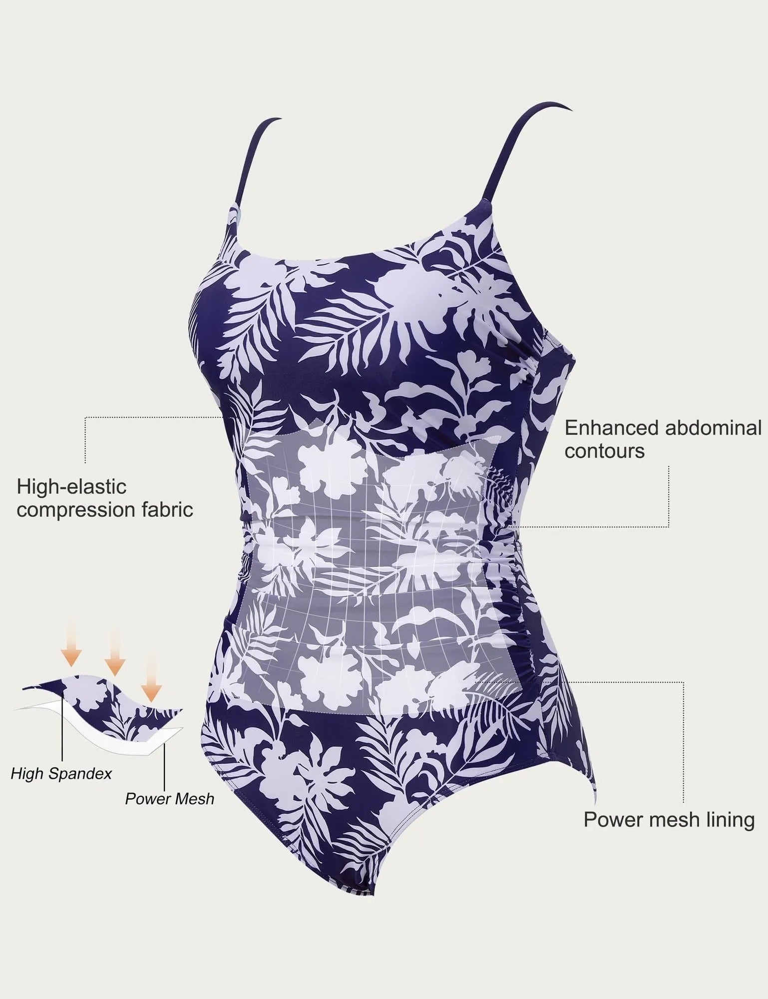 Crisscross Backless Bathing Suit