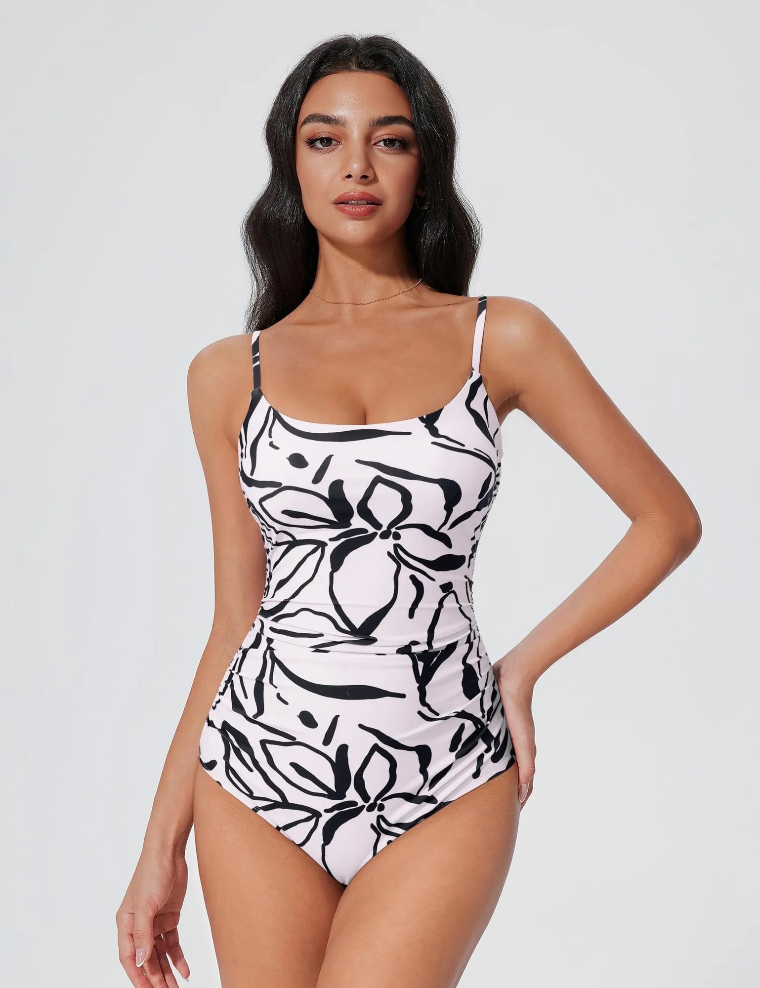 Crisscross Backless Bathing Suit
