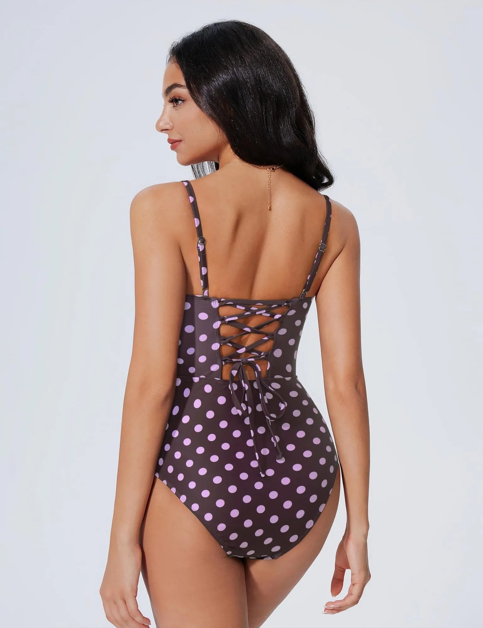 Crisscross Backless Bathing Suit
