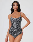 Crisscross Backless Bathing Suit