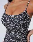 Crisscross Backless Bathing Suit