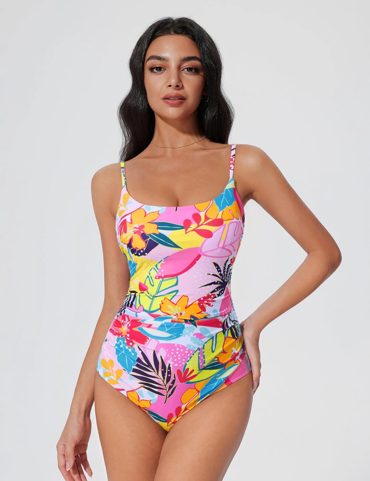 Crisscross Backless Bathing Suit