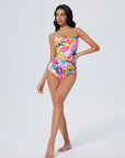 Crisscross Backless Bathing Suit