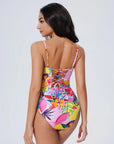 Crisscross Backless Bathing Suit