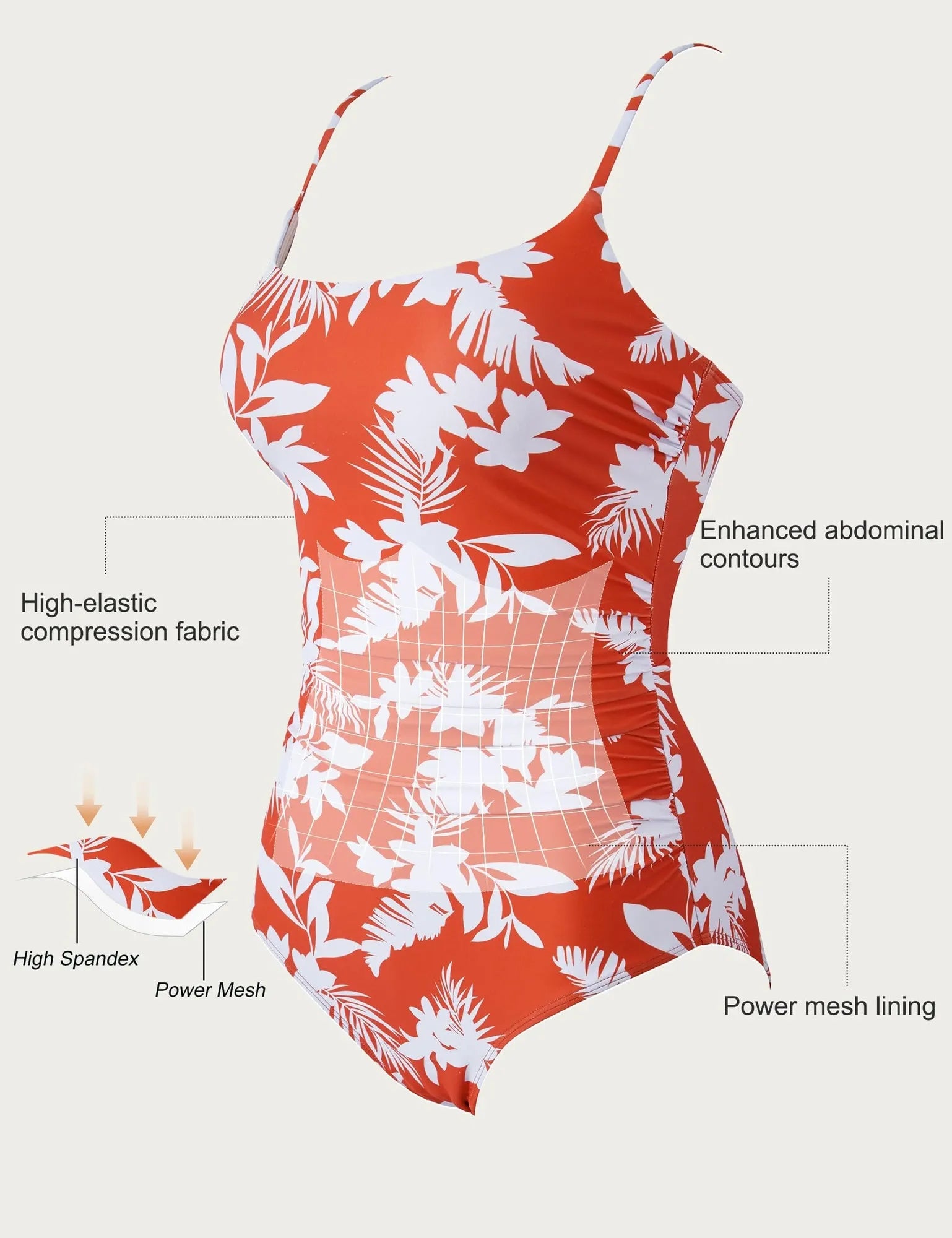 Crisscross Backless Bathing Suit